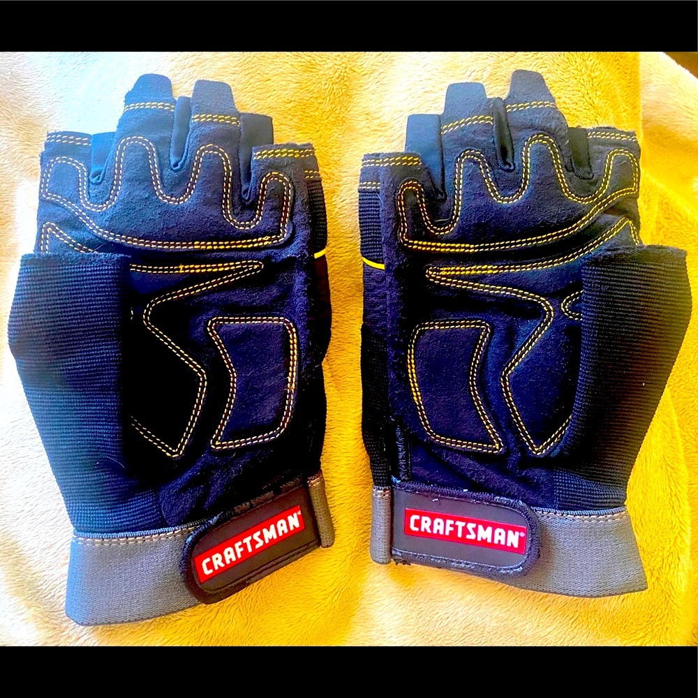 🔨CRAFTSMAN🔨 CARPENTER GLOVES EUC 🧤 - Picture 5 of 11